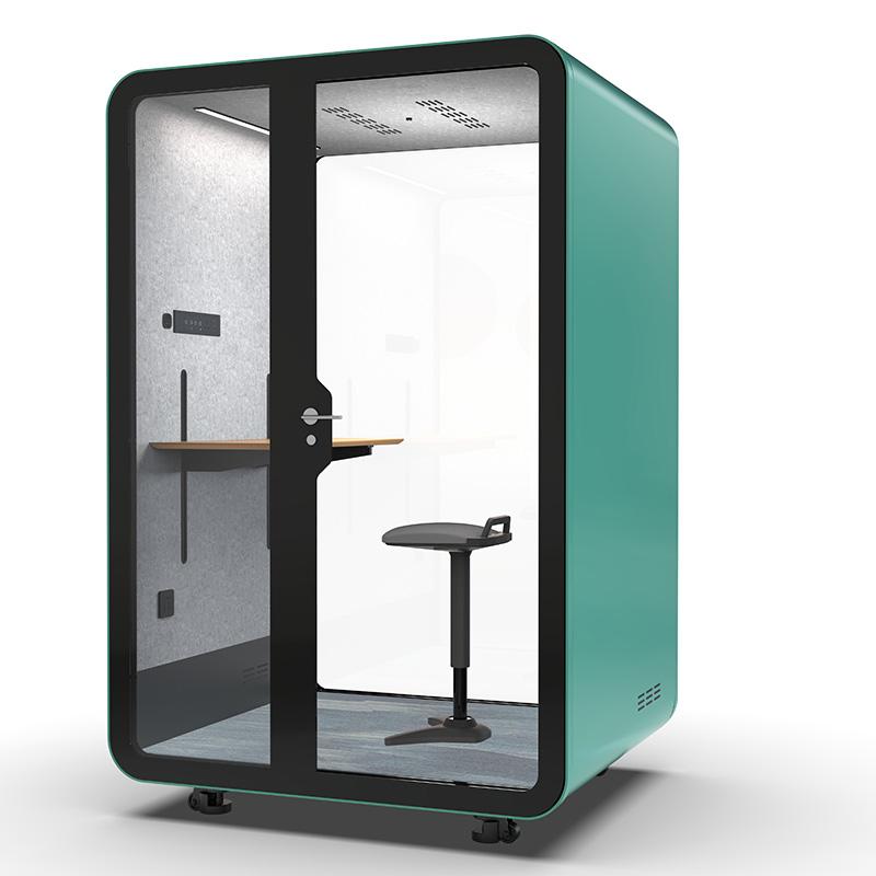 Enclosed Silent Booth Library Study Pods