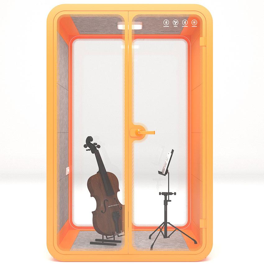 Portable Music Booth Playing Cello Soundproof Pods