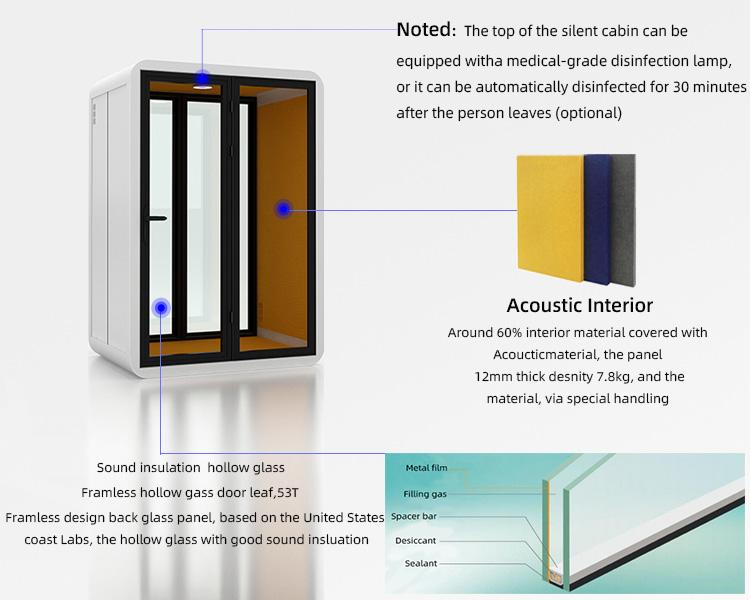 soundproof recording booth