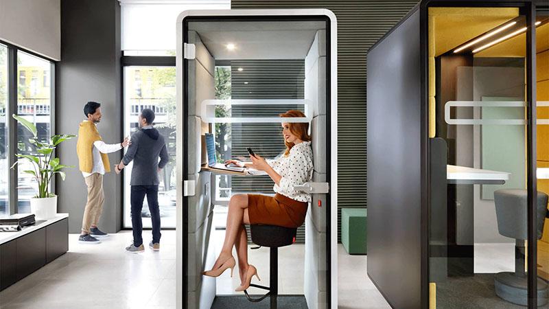 sound proof phone booth