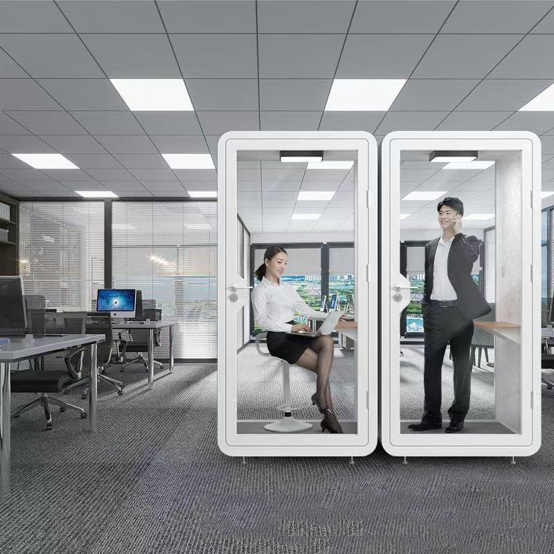 Soundproof Phone Booth Pods for Office Privacy & Focus