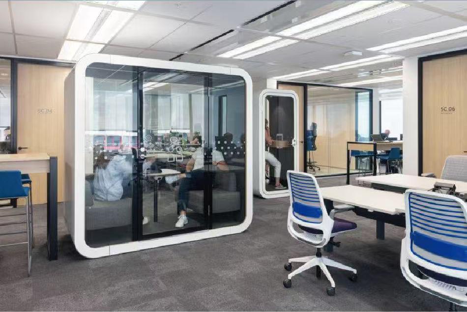 Soundproof Meeting Booths for Ultimate Focus