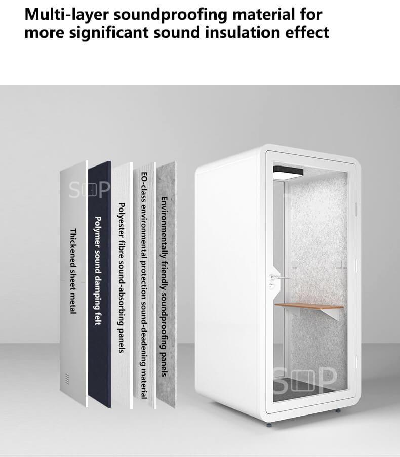 soundproof isolation booth