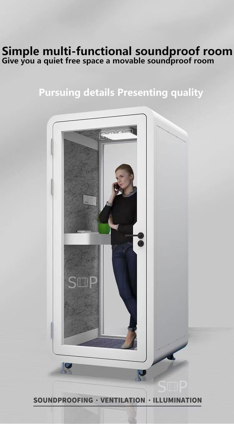 soundproof phone booth