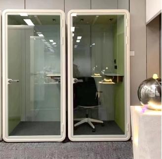 Highly Efficient Installation of Soundproof Meeting Booth