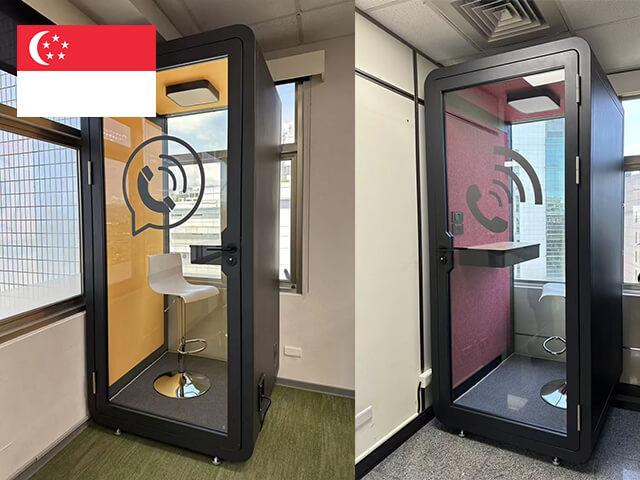 Supplying Phone Pods to a Corporate Office in Singapore